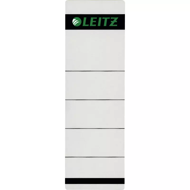 LEITZ Rückenschilder 1642, selbstklebend, für Rückenbreite 80 mm, kurz