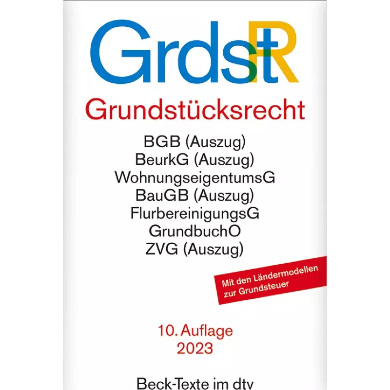 Grundstücksrecht: GrdstR (dtv 53202)