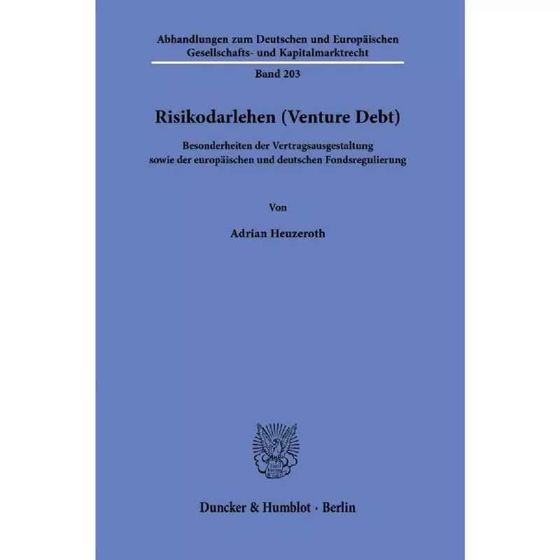 Risikodarlehen (Venture Debt)