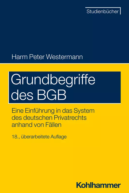 Grundbegriffe des BGB