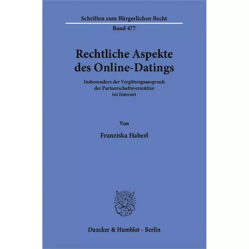 Rechtliche Aspekte des Online-Datings
