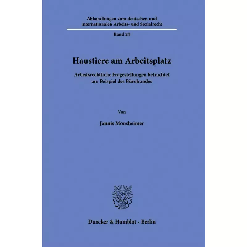 Haustiere am Arbeitsplatz