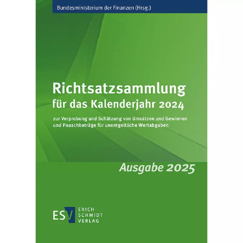 Richtsatzsammlung für das Kalenderjahr 2024