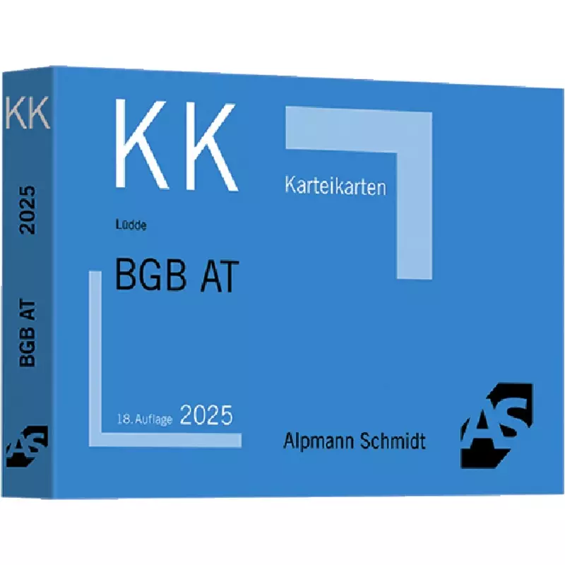 Karteikarten BGB Allgemeiner Teil