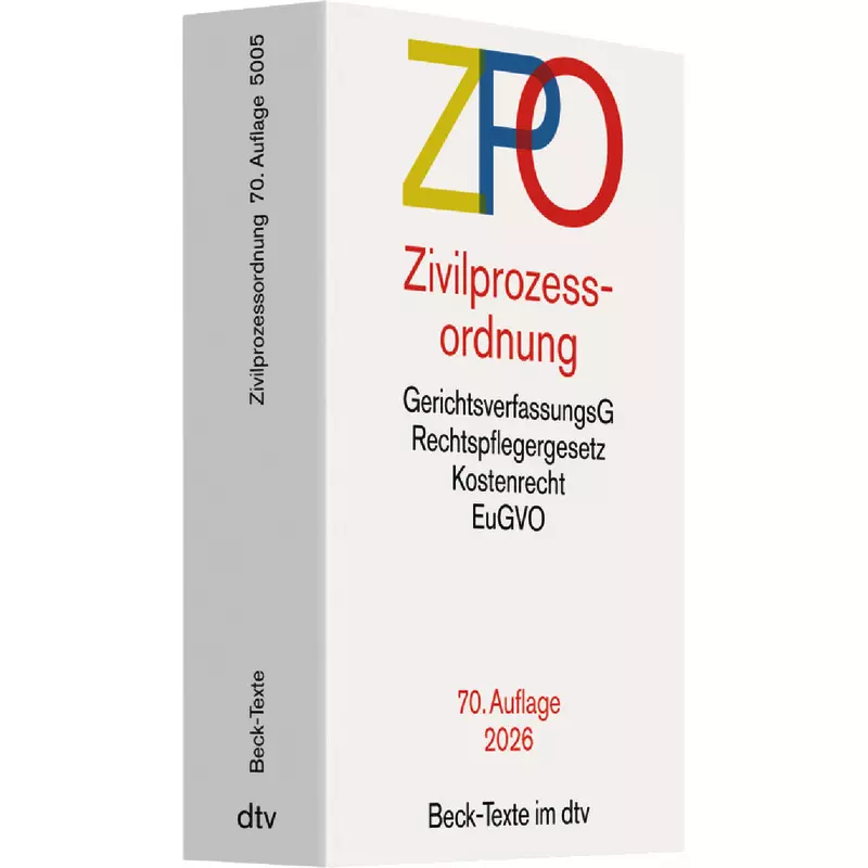 Zivilprozessordnung ZPO (dtv 53332)