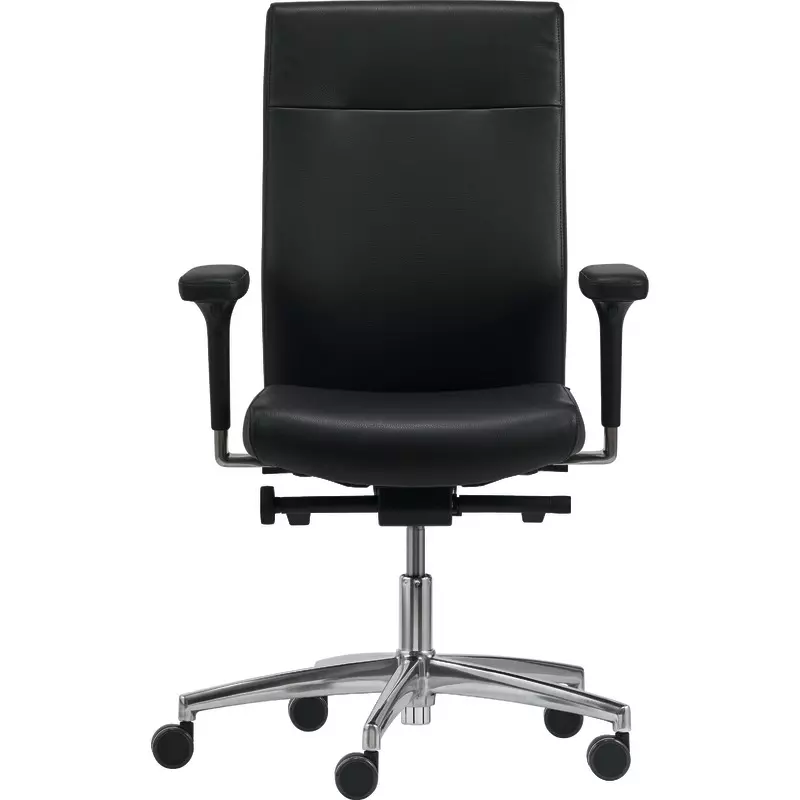 Dauphin Leder-Bürostuhl Sim-o, inkl. Armlehnen