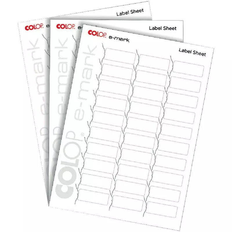 COLOP® Etikettenbögen e-mark®