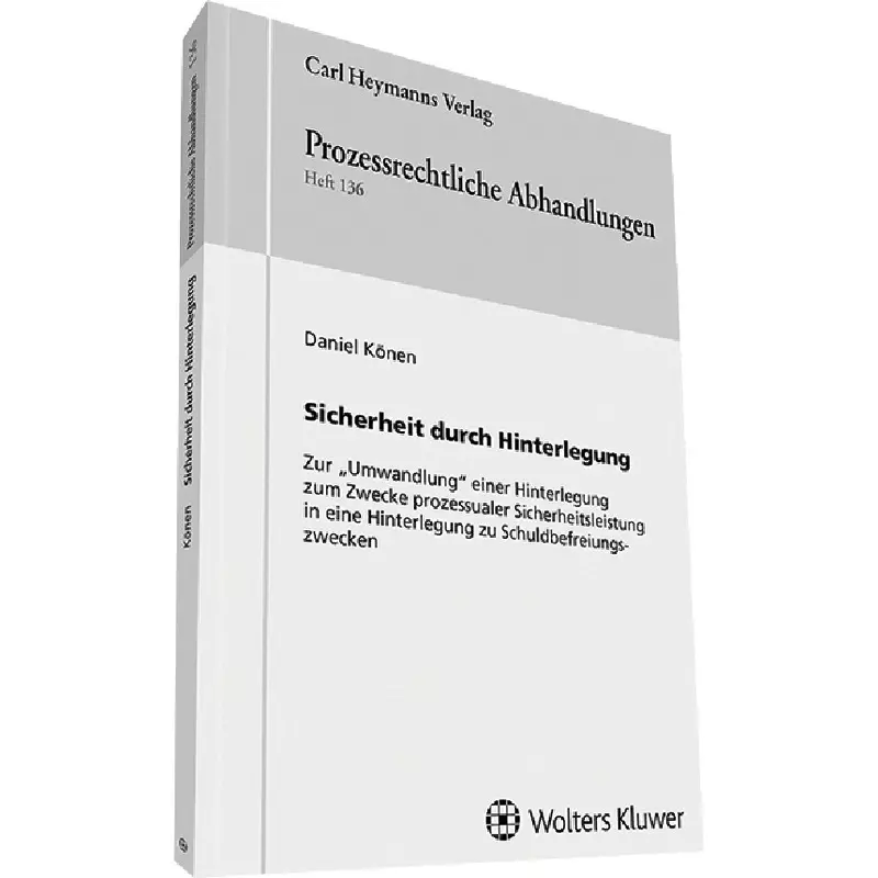 Sicherheit durch Hinterlegung