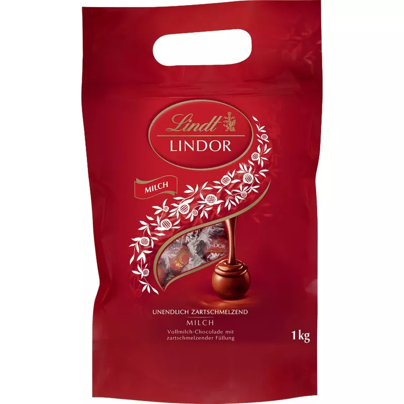 Lindt Lindor Beutel Vollmilch, 1kg