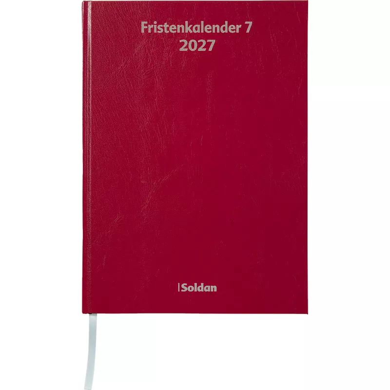 SoldanPlus Fristenkalender FK7 / 2027, rot