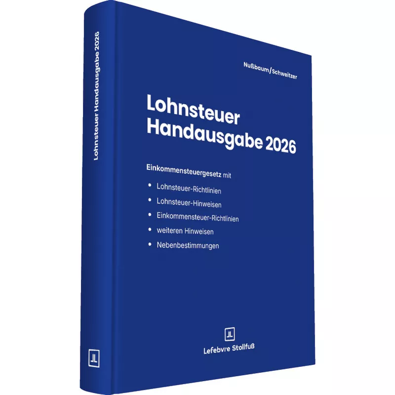 Lohnsteuer Handausgabe 2026