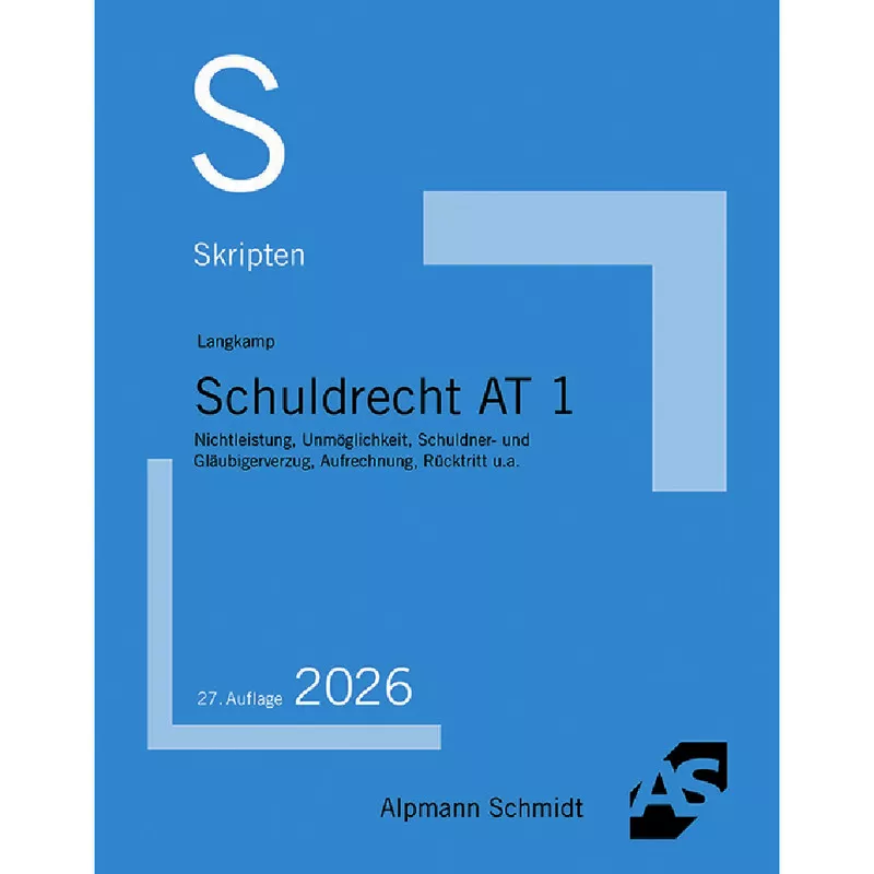 Skript Schuldrecht AT 1