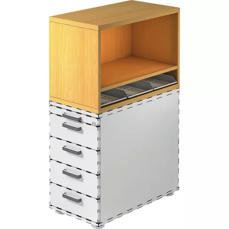SoldanOffice Solid Containeraufsatzregal