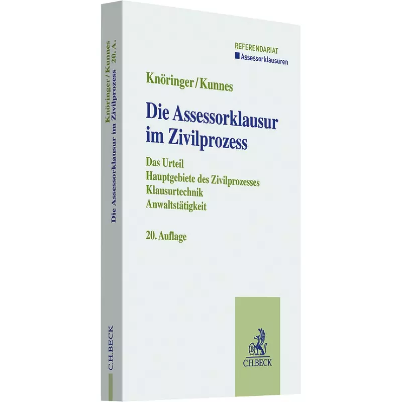 Die Assessorklausur im Zivilprozess