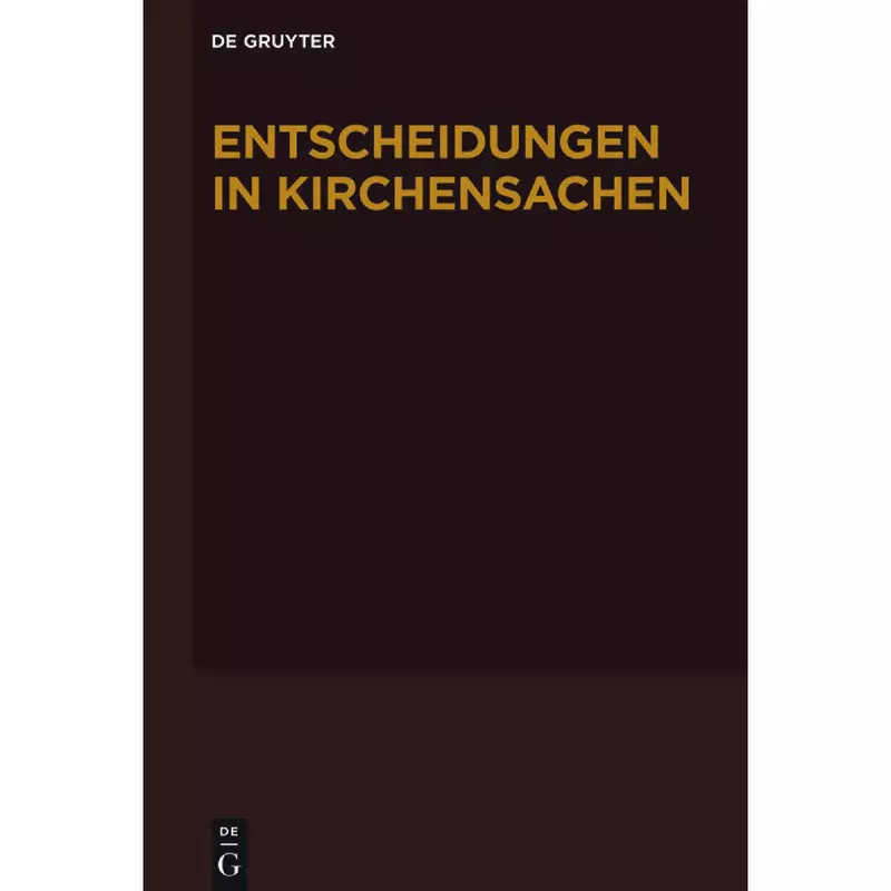 Entscheidungen in Kirchensachen seit 1946 Band 79