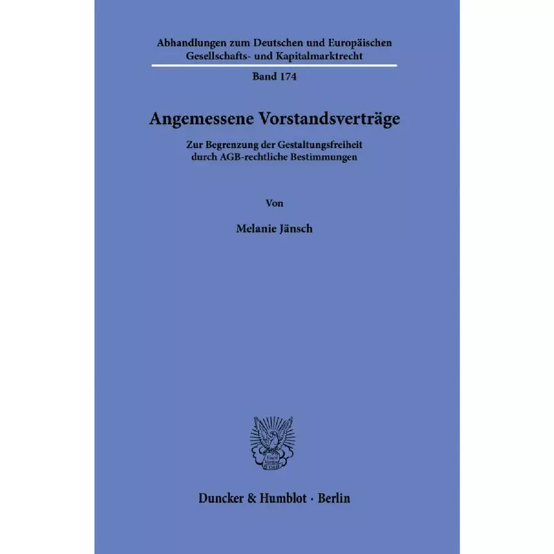 Angemessene Vorstandsverträge