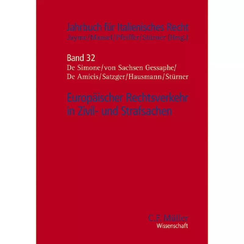 Europäischer Rechtsverkehr in Zivil- und Strafsachen