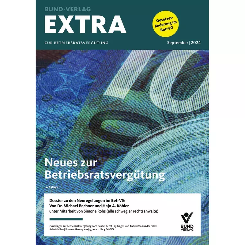 EXTRA zur Betriebsratsvergütung