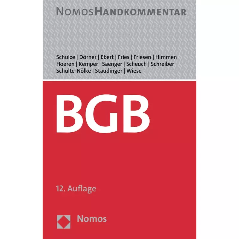 Bürgerliches Gesetzbuch