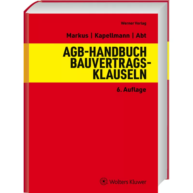 AGB-Handbuch Bauvertragsklauseln
