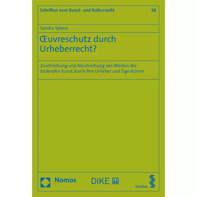 Œuvreschutz durch Urheberrecht?
