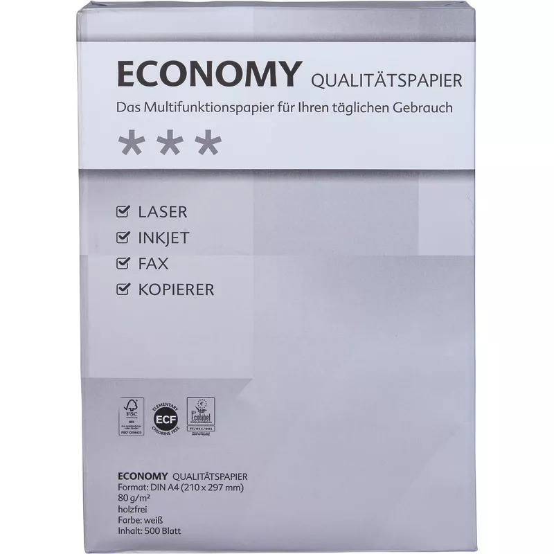 AKTION! SoldanPlus Kopierpapier ECONOMY, DIN A4, 80 g/m², Pack: 500 Blatt