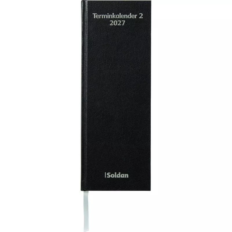 SoldanPlus Terminkalender TK2 / 2027, schwarz
