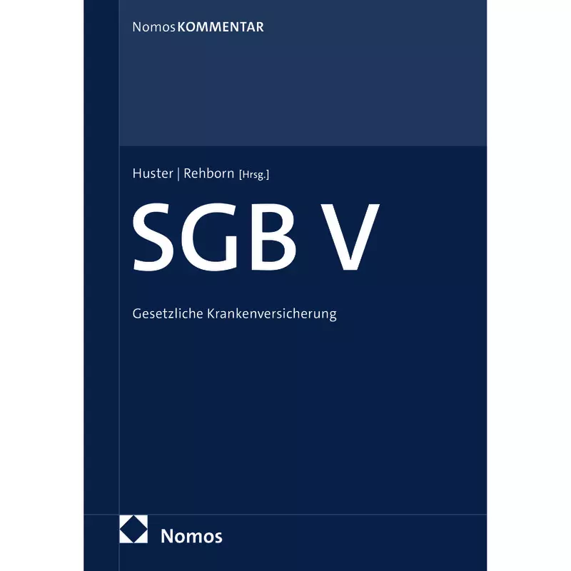 Sozialgesetzbuch V: SGB V