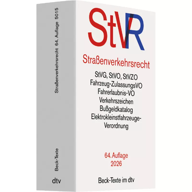 StVR - Straßenverkehrsrecht (dtv 53320)