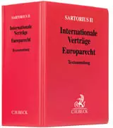 Sartorius II Internationale Verträge, Europarecht - ohne Fortsetzungsbezug