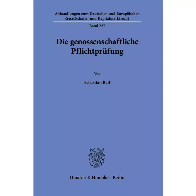 Die genossenschaftliche Pflichtprüfung