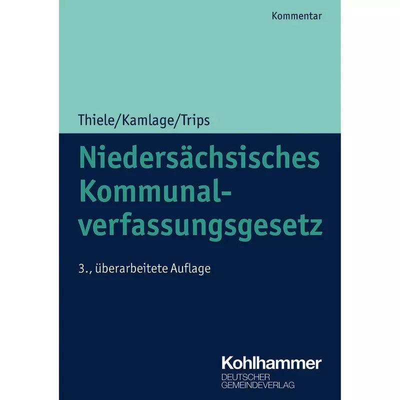 Niedersächsisches Kommunalverfassungsgesetz Kommentar
