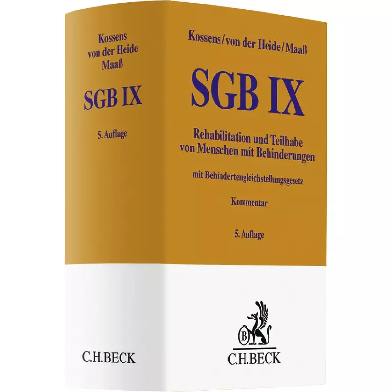 SGB IX Rehabilitation und Teilhabe behinderter Menschen mit Behindertengleichstellungsgesetz