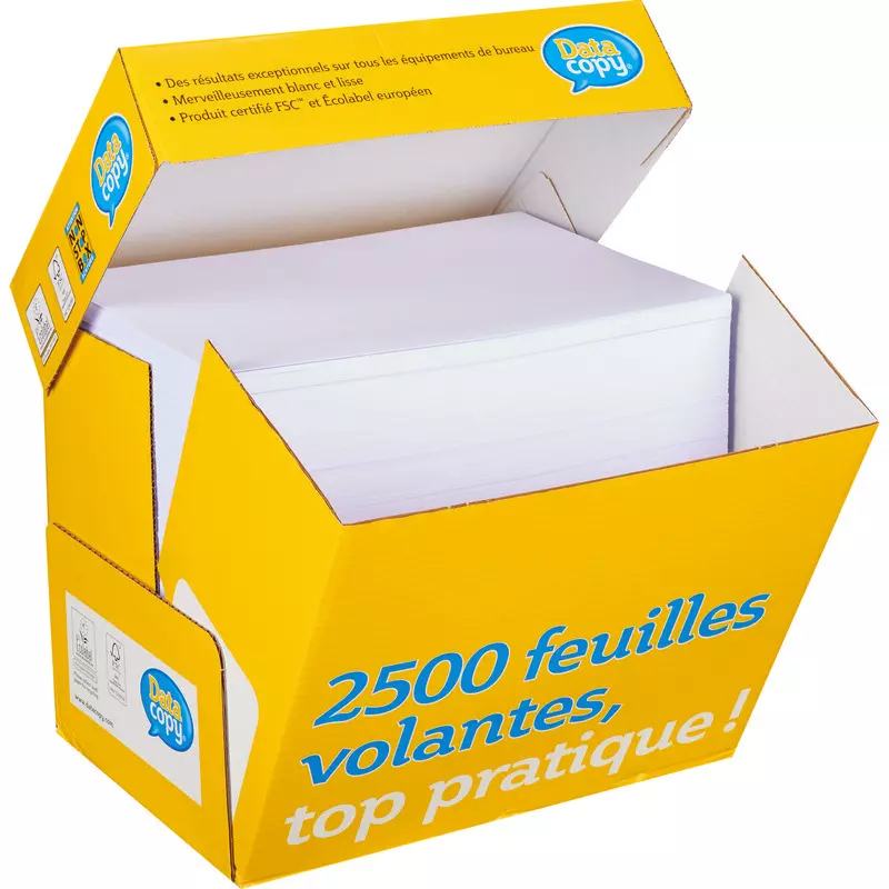 Multifunktionspapier Data copy, 80 g/m², DIN A4, Maxi-Box: 2.500 Blatt