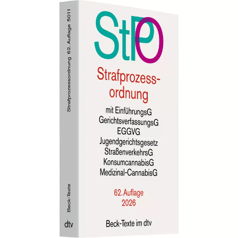 Strafprozessordnung - StPO  (dtv 53278)
