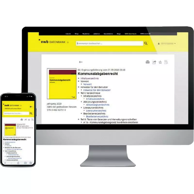 NWB Kommunalabgabenrecht online