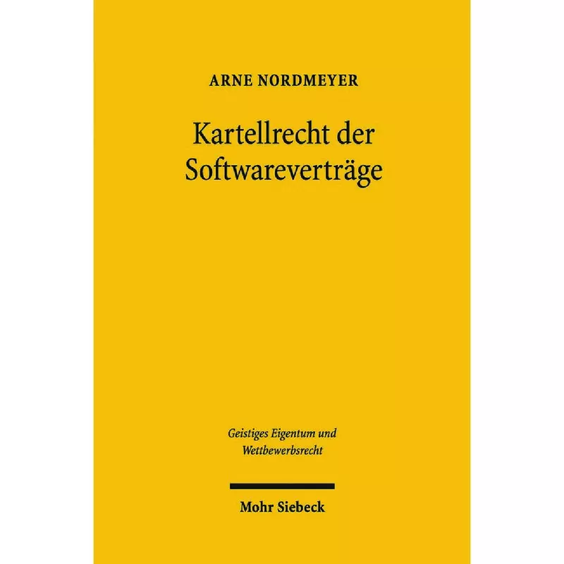 Kartellrecht der Softwareverträge
