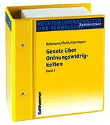 Gesetz über Ordnungswidrigkeiten - mit Fortsetzungsbezug
