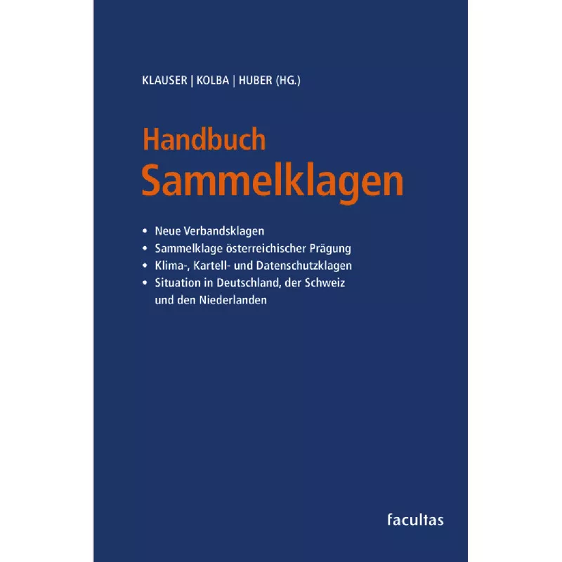 Handbuch Sammelklagen (Österreich)