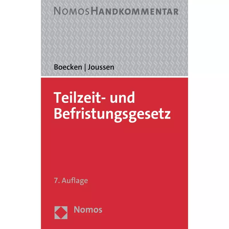 Teilzeit- und Befristungsgesetz