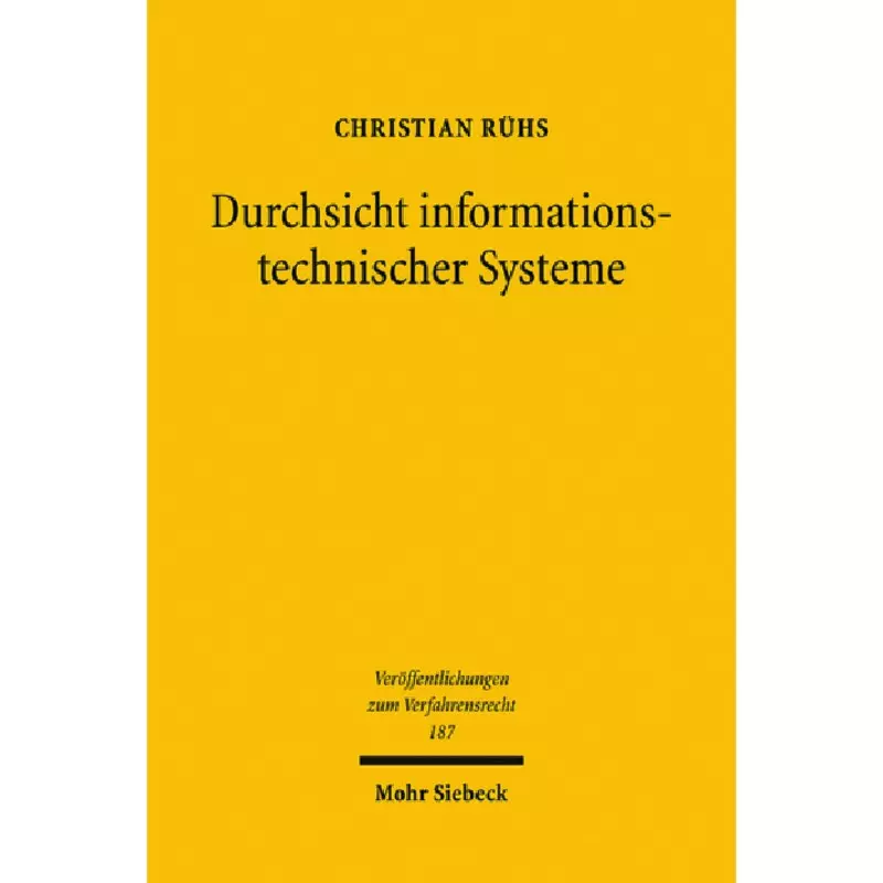 Durchsicht informationstechnischer Systeme