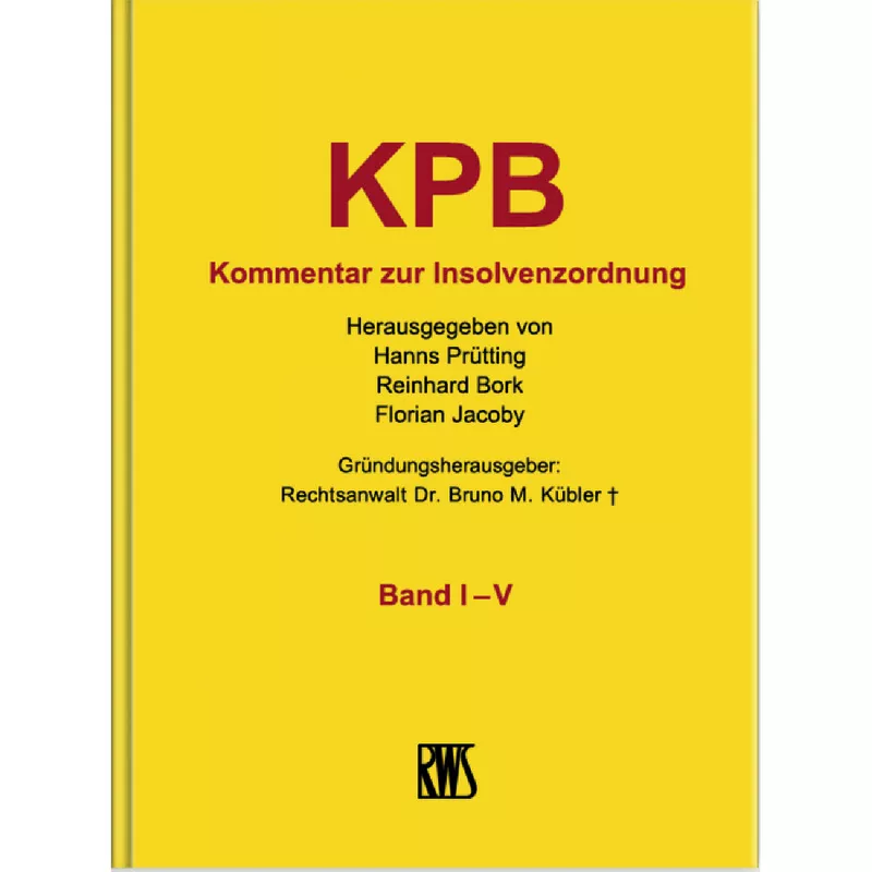 InsO - Kommentar zur Insolvenzordnung - ohne Fortsetzungsbezug