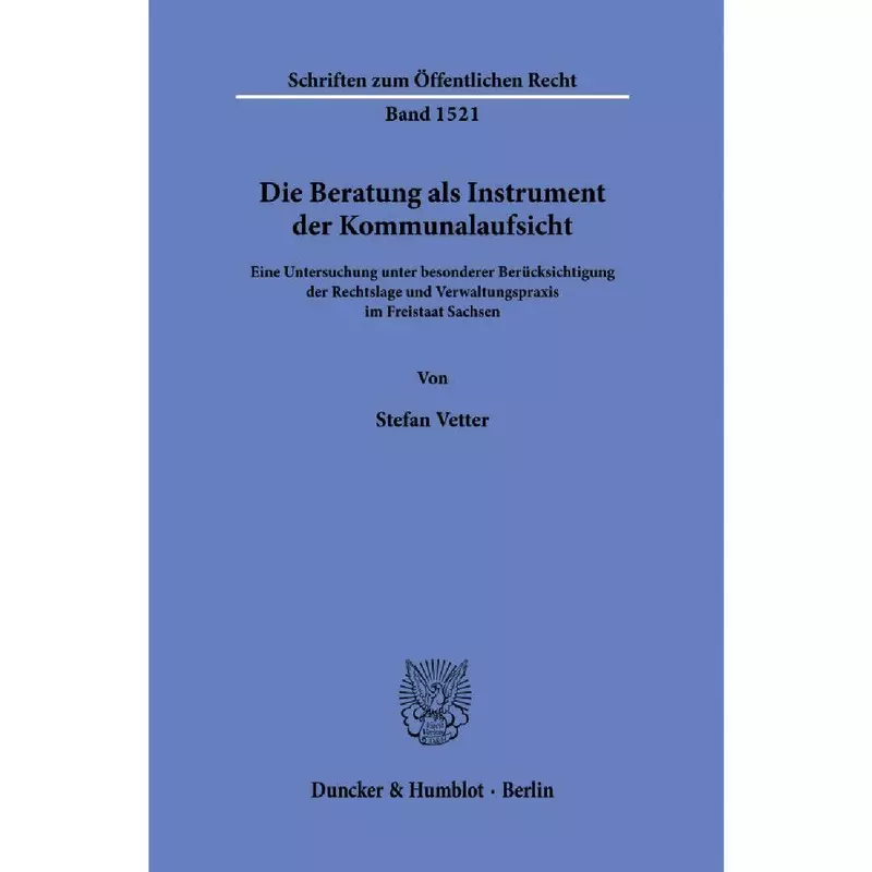 Die Beratung als Instrument der Kommunalaufsicht