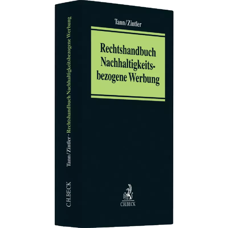 Rechtshandbuch Nachhaltigkeitsbezogene Werbung