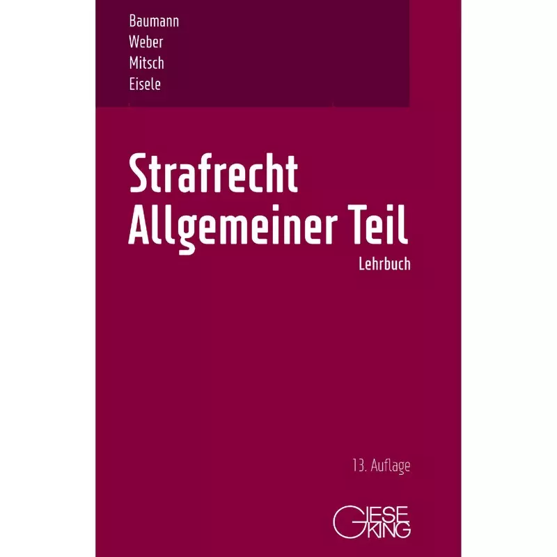 Strafrecht, Allgemeiner Teil
