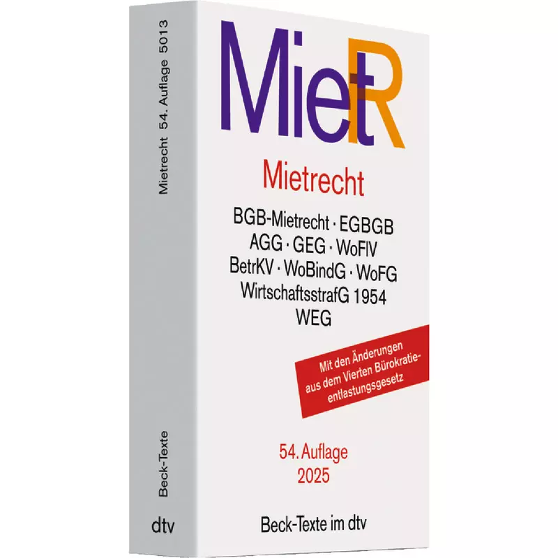Mietrecht - MietR (dtv 53300)