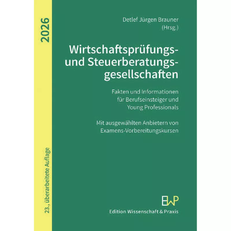 Wirtschaftsprüfungs- und Steuerberatungsgesellschaften 2026