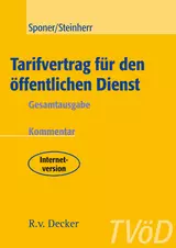 Tarifvertrag für den öffentlichen Dienst inkl. Lexikon Arbeitsrecht im öffentlichen Dienst - Online
