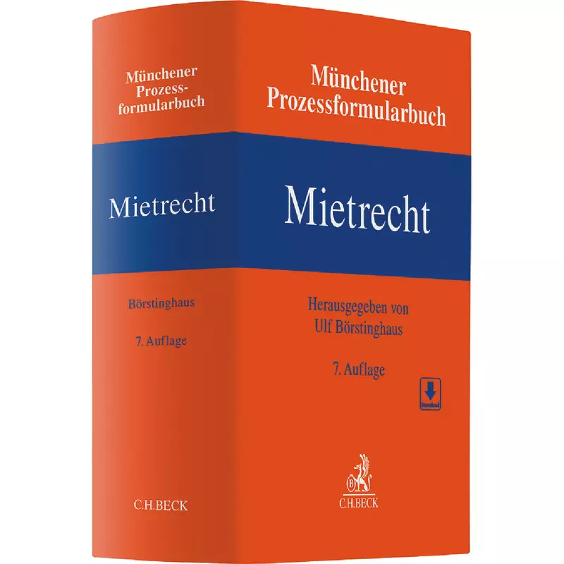 Münchener Prozessformularbuch  Band 1: Mietrecht