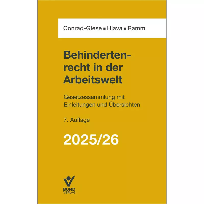 Behindertenrecht in der Arbeitswelt 2025/2026